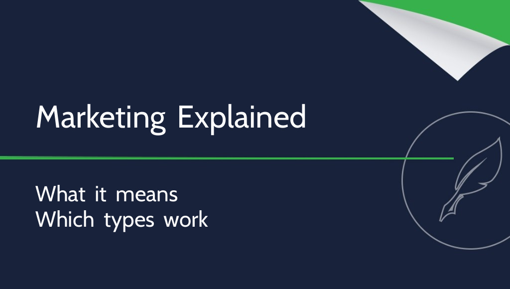 What Is Marketing? Definition and Types